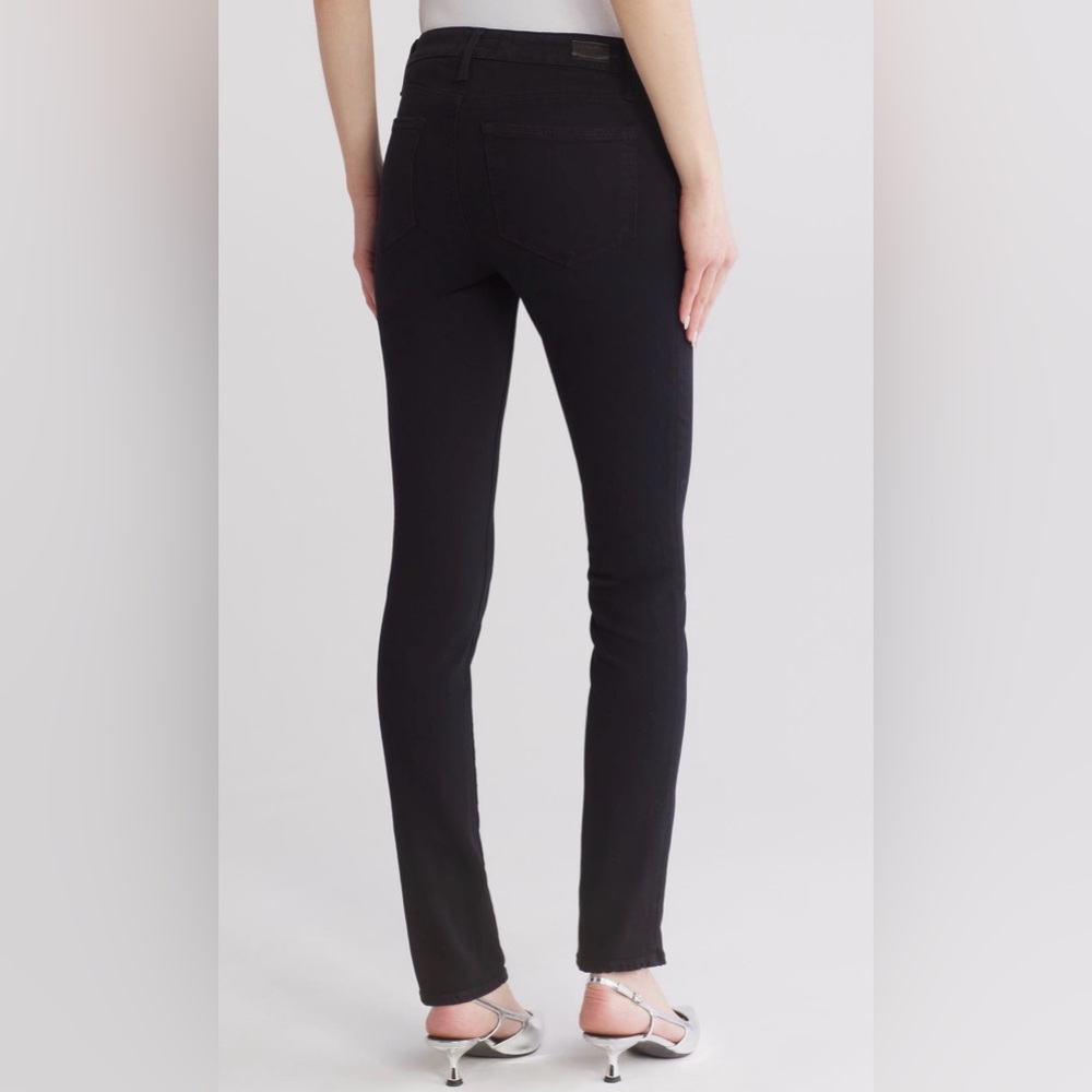PAIGE Skyline Skinny Black Jeans - Size 28